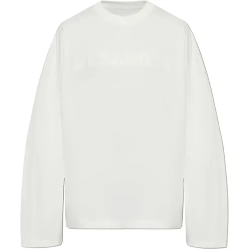 T-Shirt mit Logo , Herren, Größe: M - Jil Sander - Modalova