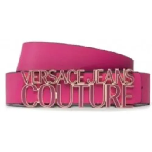 Fuchsia Damen Gürtel - 95, Heben Sie Ihren Stil , Damen, Größe: 95 CM - Versace Jeans Couture - Modalova