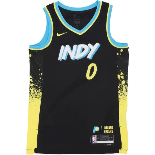 NBA City Edition Basketball Tank Top , male, Sizes: XL - Nike - Modalova