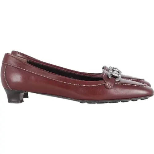 Pre-owned Leather flats , female, Sizes: 5 UK - Salvatore Ferragamo Pre-owned - Modalova