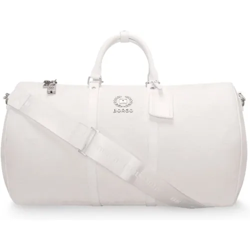 Nardo Bianco Weekender Bag , female, Sizes: ONE SIZE - Borgo - Modalova