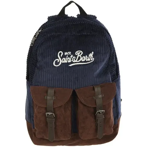 Stylish Backpack for Men , unisex, Sizes: ONE SIZE - MC2 Saint Barth - Modalova