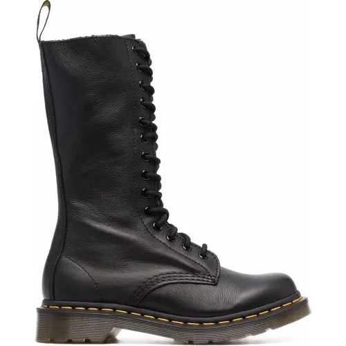 Schwarze Schnürstiefel für Frauen , Damen, Größe: 36 EU - Dr. Martens - Modalova