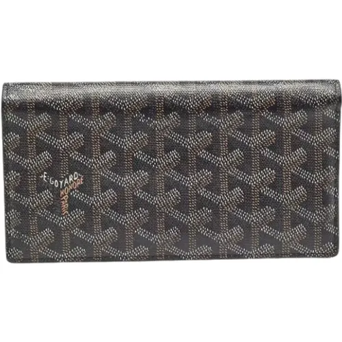 Pre-owned Coated canvas wallets , female, Sizes: ONE SIZE - Goyard Vintage - Modalova