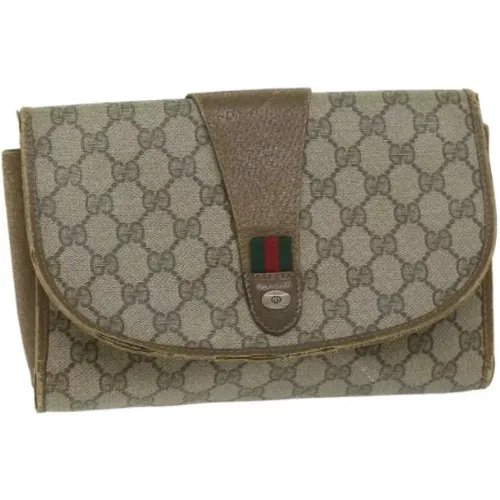 Pre-owned Leather clutches , female, Sizes: ONE SIZE - Gucci Vintage - Modalova