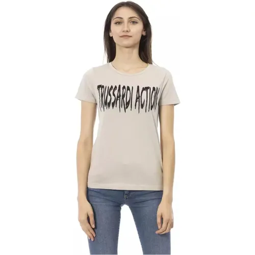 T-Shirts , Damen, Größe: 2XL - Trussardi - Modalova