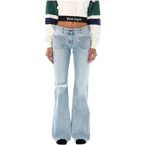 Brown Aw23 Bootcut Jeans , female, Sizes: W25, W26 - Palm Angels - Modalova