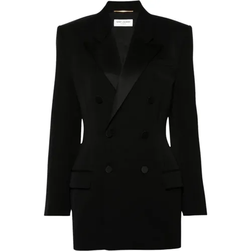 Smoking Jacket , female, Sizes: L, M - Saint Laurent - Modalova