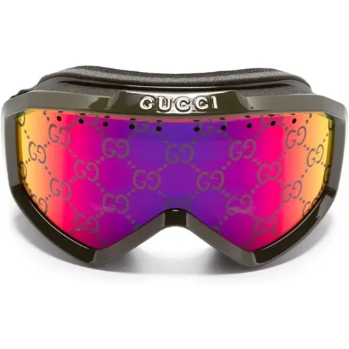 Eyewear Webbing SKI Glasses , unisex, Sizes: ONE SIZE - Gucci - Modalova