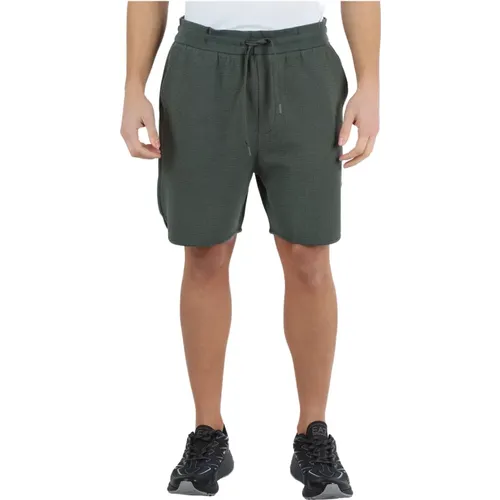 Sportliche Baumwollmischung Shorts , Herren, Größe: XL - Armani Exchange - Modalova