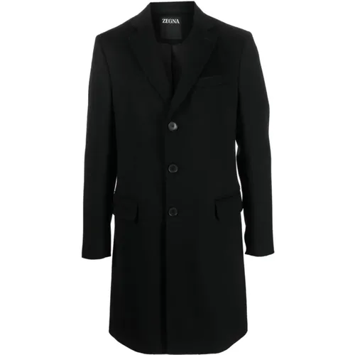 Zegna Coats , male, Sizes: L - Ermenegildo Zegna - Modalova