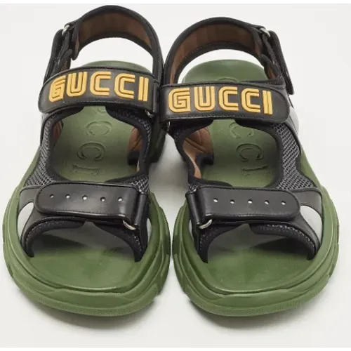 Pre-owned Leather sandals , female, Sizes: 11 UK - Gucci Vintage - Modalova