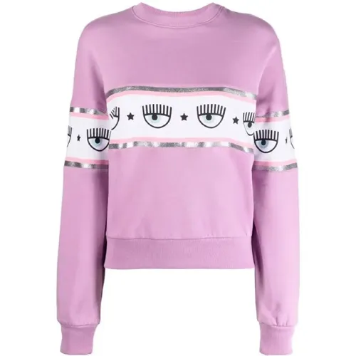 Sweatshirt Hoodies , Damen, Größe: M - Chiara Ferragni Collection - Modalova