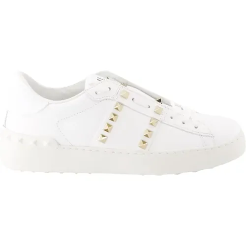 Leder-Sneakers mit Schnürung , Damen, Größe: 35 1/2 EU - Valentino Garavani - Modalova