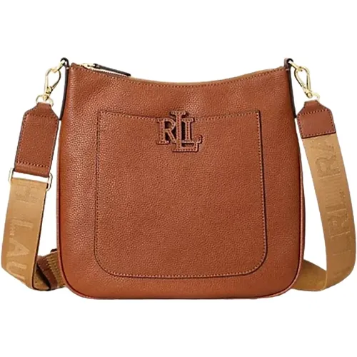 Compact Leather Crossbody Bag , female, Sizes: ONE SIZE - Ralph Lauren - Modalova