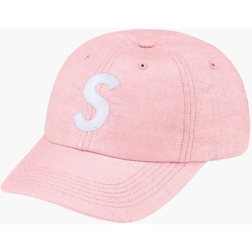 Raffia S Logo Lilac 6-Panel Cap , unisex, Sizes: ONE SIZE - Supreme - Modalova