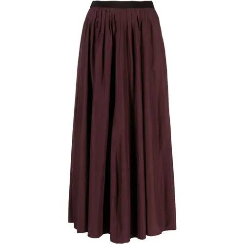 Braune Röcke für Frauen , Damen, Größe: S - Forte Forte - Modalova