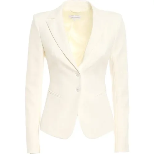 Weiße Synthetische Blazer für Damen , Damen, Größe: XS - PATRIZIA PEPE - Modalova