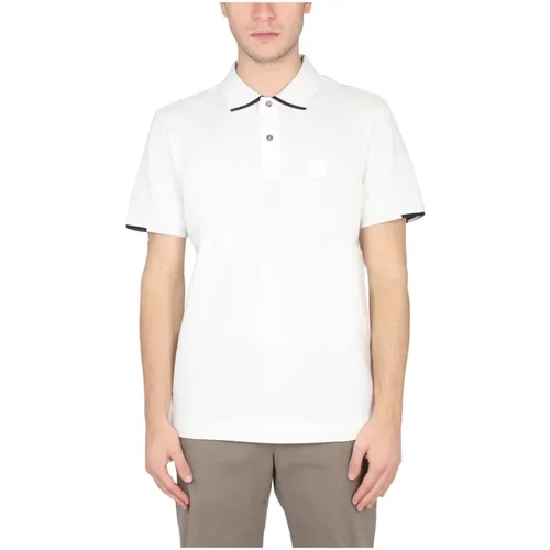 Polo With Logo Patch , male, Sizes: S, M, L - C.P. Company - Modalova