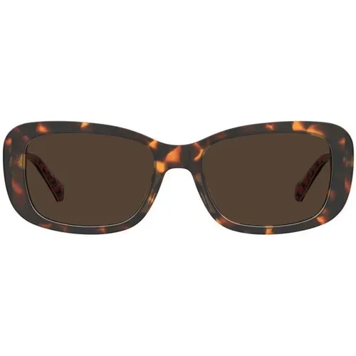 Pattern Heart Sunglasses Mol060/S 05L , female, Sizes: 55 MM - Love Moschino - Modalova