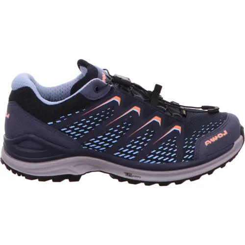 Blaue Outdoorschuhe , Damen, Größe: 42 EU - Lowa - Modalova