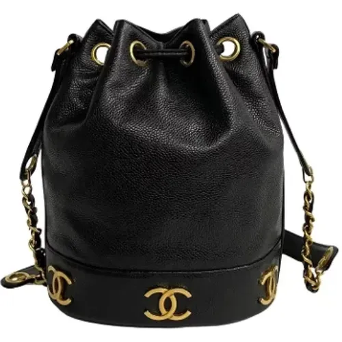 Pre-owned Leather chanel-bags , female, Sizes: ONE SIZE - Chanel Vintage - Modalova