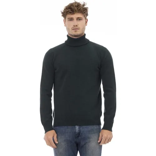 Dolcevita Pullover - Langarm - Gerippt , Herren, Größe: XL - Alpha Studio - Modalova