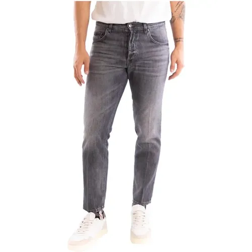 Klassische Slim Fit Baumwoll Herren Jeans , Herren, Größe: W35 - Don The Fuller - Modalova