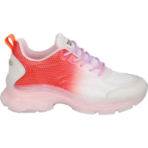Lace-up mesh sneakers , female, Sizes: 8 UK, 5 UK, 4 UK - Essentiel Antwerp - Modalova