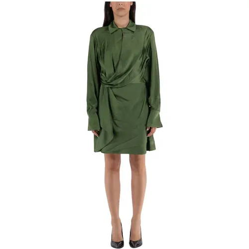 Draped Front Dress , female, Sizes: 5XL, 3XL, 4XL - Simkhai - Modalova
