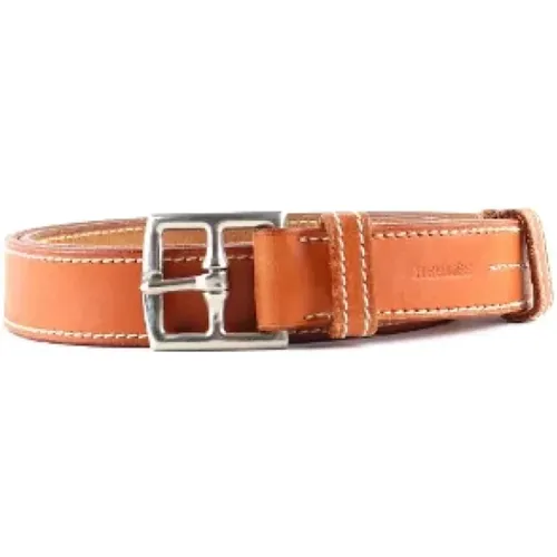 Pre-owned Leather belts , female, Sizes: ONE SIZE - Hermès Vintage - Modalova