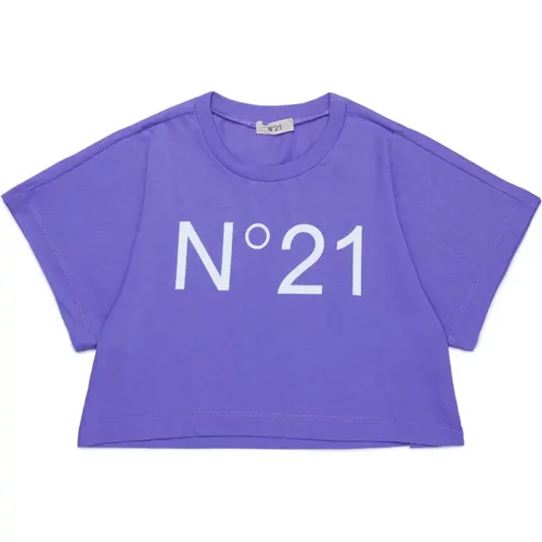 Kontrast Logo Crop T-Shirt N21 - N21 - Modalova