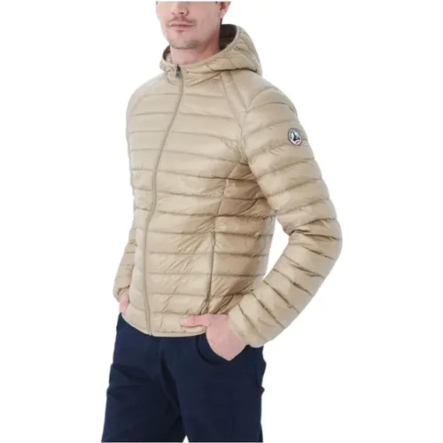 Warm and Stylish Jacket with Zipper and Hood , male, Sizes: M, XL, L, 2XL - Jott - Modalova