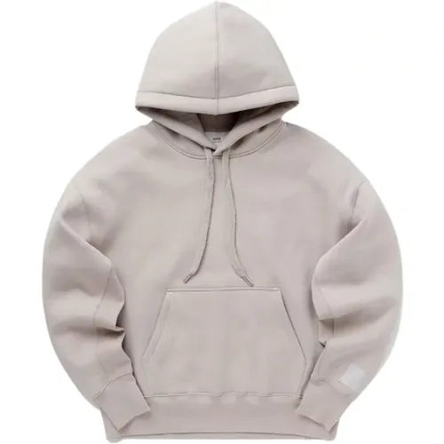 Kapuzenpullover mit Kordelzug , Herren, Größe: M - Ami Paris - Modalova