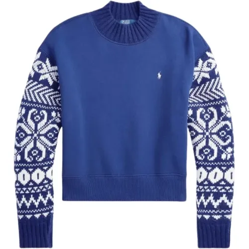 Midnight Royal Bedruckter Sweatshirt - Ralph Lauren - Modalova