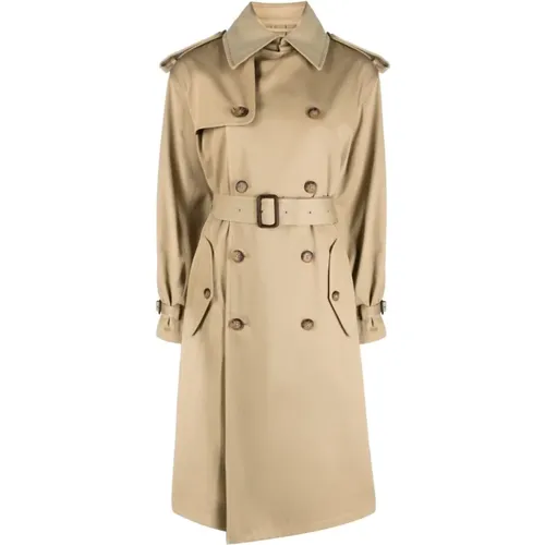 Trench Coat with Belt , female, Sizes: M - Ralph Lauren - Modalova