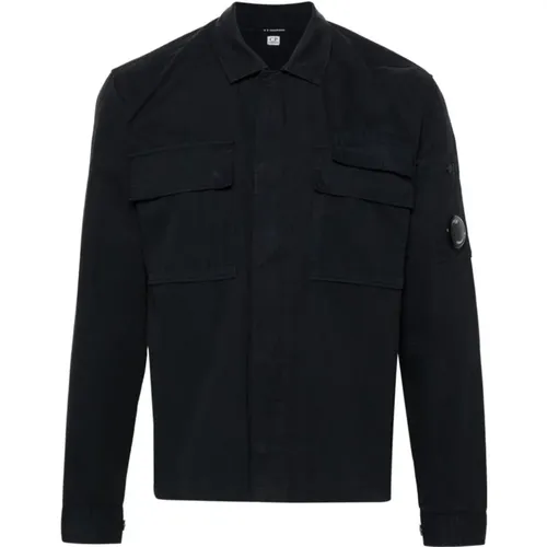 Stylish Gabardine Shirt , male, Sizes: S, L - C.P. Company - Modalova
