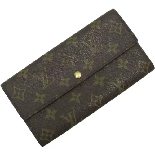 Pre-owned Canvas wallets , female, Sizes: ONE SIZE - Louis Vuitton Vintage - Modalova