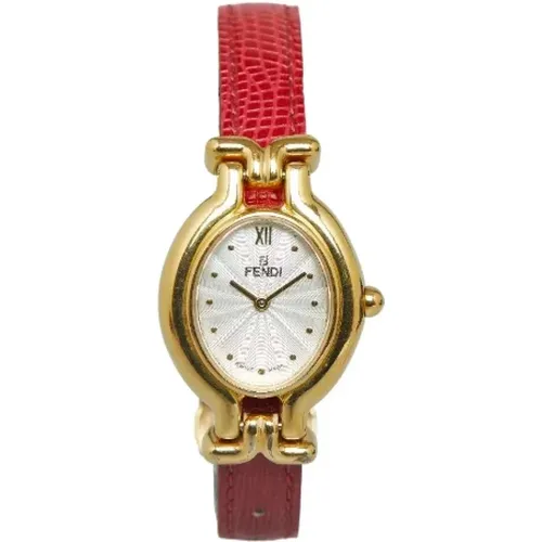 Pre-owned Metal watches , female, Sizes: ONE SIZE - Fendi Vintage - Modalova