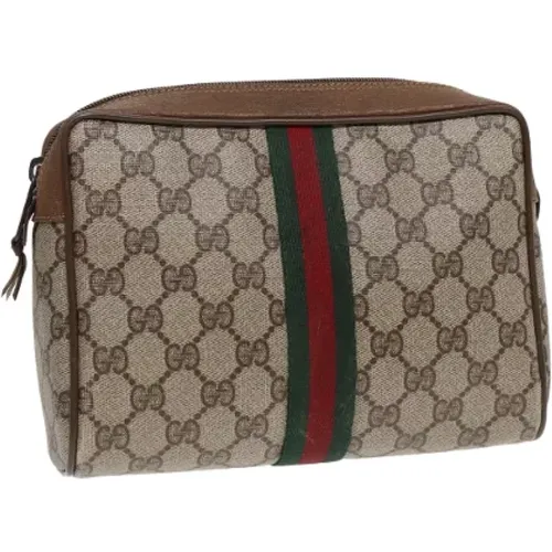 Pre-owned Leather clutches , female, Sizes: ONE SIZE - Gucci Vintage - Modalova