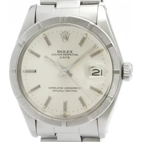 Pre-owned Stainless Steel watches , male, Sizes: ONE SIZE - Rolex Vintage - Modalova