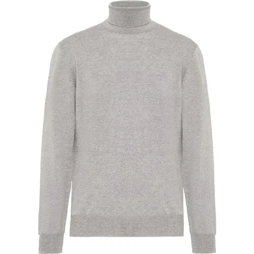 Merinowolle Polo Rollkragenpullover,Merinowolle Polokragen Pullover,Merinowolle Polo-Hals Pullover,Merinowolle Polo Rollkragen Pullover,Merinowoll-Pol - Boggi Milano - Modalova