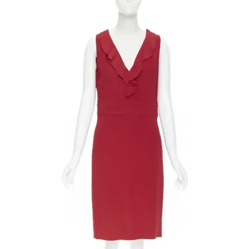 Pre-owned Stoff dresses - Valentino Vintage - Modalova