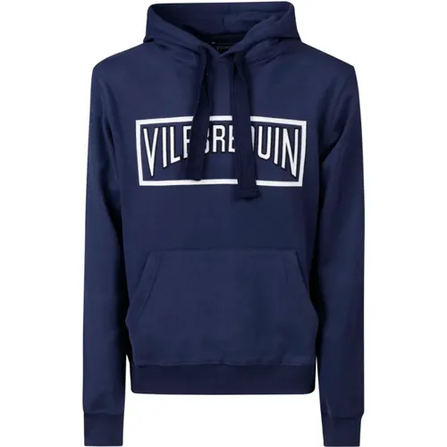 Baumwollhoodie mit bedrucktem Logo , Herren, Größe: M - Vilebrequin - Modalova