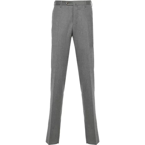 Wool Silk Trousers Side Back Pockets , male, Sizes: 3XL, L, 4XL, 2XL, XL, M - PT Torino - Modalova