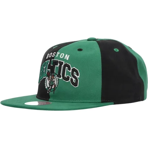 Boston Celtics NBA Kappe Grün/Schwarz - Mitchell & Ness - Modalova