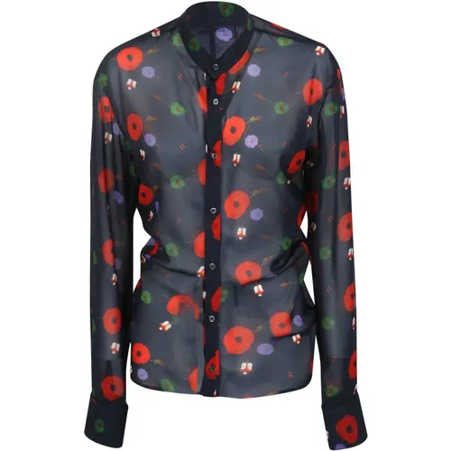 Floral Print Shirt for Women , female, Sizes: 2XS, XS - Dsquared2 - Modalova