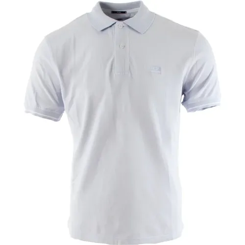 Stylish Lila Polo Shirt with Unique Design , male, Sizes: S, M - C.P. Company - Modalova