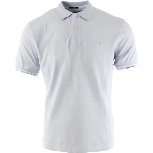 Stylish Lila Polo Shirt with Unique Design , male, Sizes: S, M, L - C.P. Company - Modalova