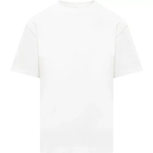 Weißes T-Shirt, Kurze Ärmel, Lockerer Schnitt,Klisches T-Shirt - Armarium - Modalova